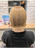 【EIGHT 豊崎】お客様スタイル…1ブリーチ×ブロンド…