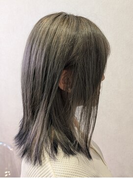 イリエ 川口(irier) 抜け感グレーエンドカラーブラック【薬師神】