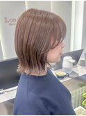 ブリーチホワイトグレージュダブルカラーインナーカラー韓国池袋