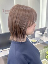 ロンドグロワール 大宮(Lond Gloire)&nbsp;ブリーチホワイトグレージュダブルカラーインナーカラー韓国池袋