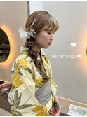 浴衣hair arrange