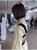 大人可愛いミニボブ