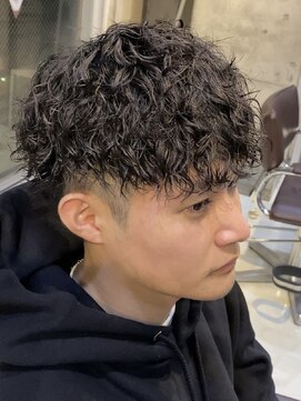 フィフス 大分(fifth) 大分刈り上げツーブロックマッシュツイストスパイラルパーマ