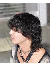 ディーカヘアーセンダイ(Di KA HAIR sendai) 波巻きパーマ×ウルフ