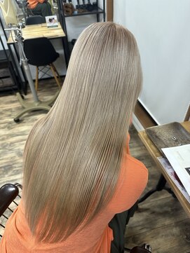 ラウラアンドロー(LAURA&RO) ミルクティーベージュダブルカラーインナーカラーケアブリーチ