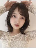 くすみベージュマロンベージュホワイトブロンド細めハイライト