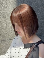 フェイス 石川町 (FACE)&nbsp;切りっぱなしボブベージュカラー