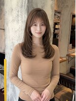 モードケイズ テソロ店(MODE K's) 【小顔効果◎】韓国風レイヤー×透明感カラー