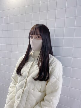 アウラ(aura) 顔周りレイヤー×チョコレートブラウン