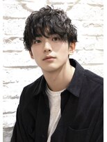 ビビ バイ マグ 岡谷店(bivi by Mag)&nbsp;メンズパーマ×無造作ショートマッシュ