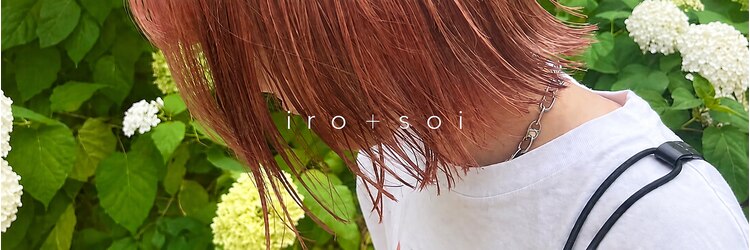 イロプラスソイ(iro + soi)のサロンヘッダー
