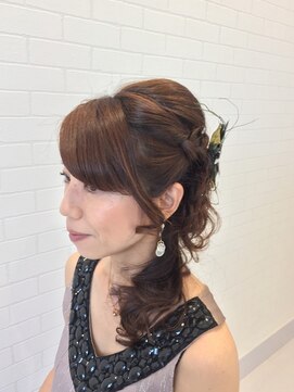 ステラ ヘア デザイン(STELLA hair design) エレガントなハーフアップ☆