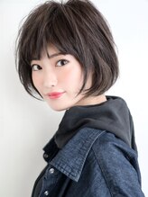 ヘアールーム オハナ(hair room OHANA) ふわ軽ショート×Wバング☆かわいいナチュラル 小顔ショートボブ