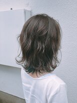 モールヘア 武庫之荘店(MOOL hair)&nbsp;外ハネ×インナーカラー/ボブウルフ/ツートンカラー