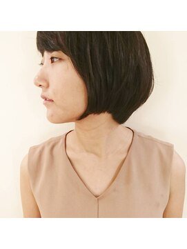 ヘアーサロン ニュアンス(HAIR SALON nuance) 【Stylist渋川】大人かわいいショートボブ再現性似合わせカット