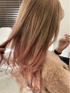 グリーン 渋谷(green) 【グラデーション】ミルクティー×ピンク