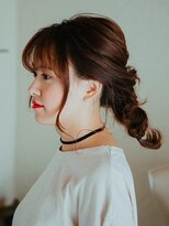 カラーサロンビスカリア 相模原エリア 淵野辺駅店(Color salon Biscaria)&nbsp;編み込みポニー