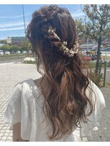 ヴィークス ヘア(vicus hair)&nbsp;( vicus hair ）ハーフアップアレンジ