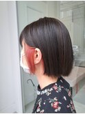 20代30代/大人かわいい/外ハネボブ/髪質改善/夏ショート