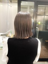 イギー(Iggy)&nbsp;【宇佐美勇磨】切りっぱなしボブ/グレージュ/ミルクティー