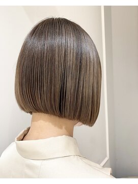 ネオリーブギンザ 銀座店(Neolive GINZA) シークレットハイライト　ブリーチハイライト　ボブ