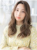 外国人風ハイライト大人巻きセンターパートh2越谷20代30代40代