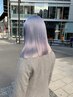 【学割U24】カット+ハイブリーチカラー+トリートメント￥21500【栄/ブリーチ】