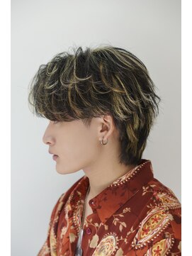 オーシャントーキョーウエスト 心斎橋 (OCEAN TOKYO WEST) ハイライトダブルカラーセンターパート