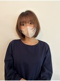 「切りっぱなし」bob