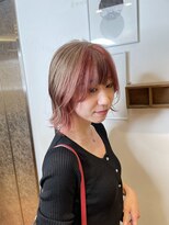 エクリ 麻布十番(equri)&nbsp;セクションカラー【レッド×ベージュ】