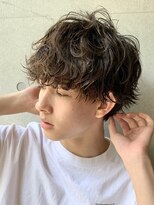 フィフスワン(fifth one) 波巻きパーマメンズパーマメンズヘアツーブロックツイストパーマ