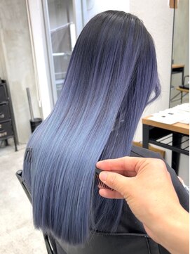 キラ 原宿(KILLA) グレーベージュ_レイヤーロング_ケラチントリートメント髪質改善