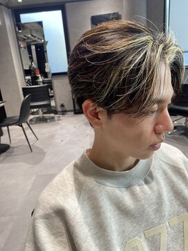 ネクストネオ 静岡(NEXT NEO) NEXT NEO【櫻田】ナチュラルセンターパート　ハイライトメッシュ