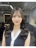 韓国レイヤー/韓国風/ボブ/髪質改善/黒髪/ブリーチなし〔池袋〕