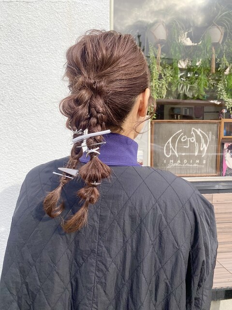 お呼ばれヘアアレンジ