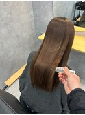 大人可愛い艶髪☆美髪縮毛矯正
