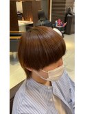 ナチュラルストレートマッシュウルフ