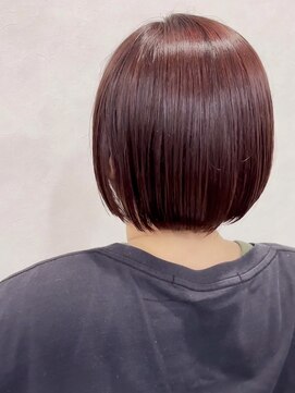 ハイバレーヘアーメゾン(HIGH VALLEY HAIRMAISON) ショートボブぱっつんボブ顔周りカットミニボブ岡山南中央町