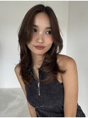 レイヤーカット ハイライト グレージュ