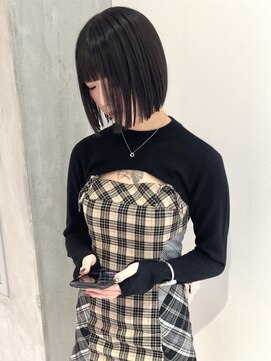 ヨーク(YOKE) 【YOKE】マロンブラウンマロンベージュオリーブベージュボブ