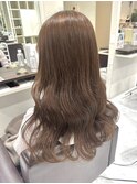 ブリーチ無しダブルカラー シフォンベージュ
