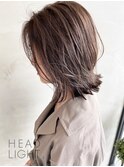 ショコラブラウンベージュ×ツヤ髪ボブ
