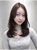 C18ザクザクトレンドレイヤー×透明感ココアブラウン