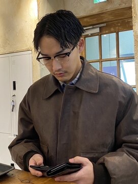 サロンリベルテ(salon Liberte) ビジネスOK◎メンズパーマニュアンスパーマ×短髪刈り上げ