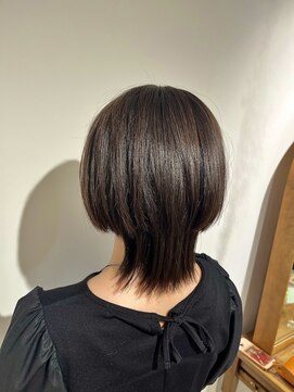 ヘアーポケット 恵比寿(hair pocket) 艶感マッシュウルフ/髪質改善/艶カラー/小顔カット/30代/40代