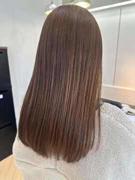 ユニ バイ マグ 長野店(Uni.by Mag) 艶髪ストレート髪質改善トリートメントロング