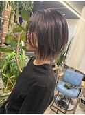 大人綺麗レイヤーボブ30代40代50代60代レイヤーカット白髪ぼかし
