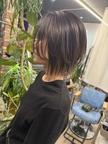 ルーナヘアー(LUNA hair)&nbsp;大人綺麗レイヤーボブ30代40代50代60代レイヤーカット白髪ぼかし