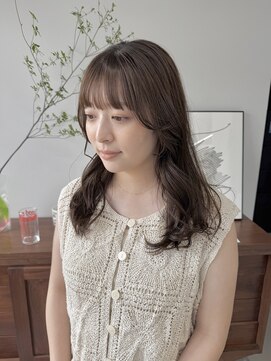 ヘアー アイス 御器所本店(HAIR ICI) ブリーチなしカラーモカブラウン秋カラー冬カラー赤み消しカラー