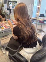 美容室 サワコ 国府店(SAWAKO) 柔色ヘーゼルベージュ